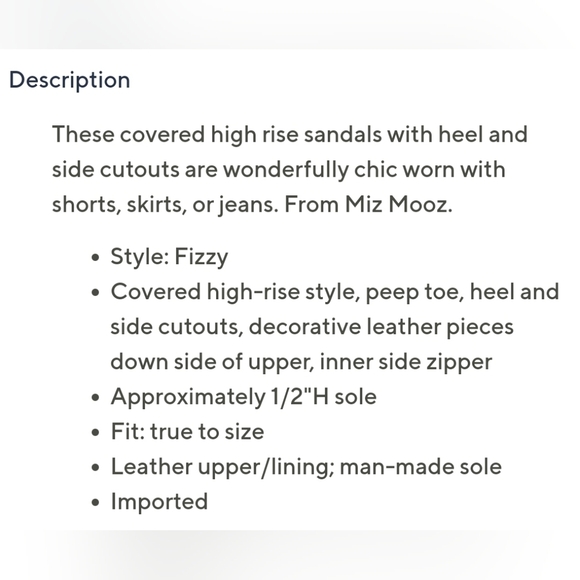 Miz Mooz sandals leather Size 38 fizzy upper anthropologie tan gray 7.5 - Picture 12 of 12